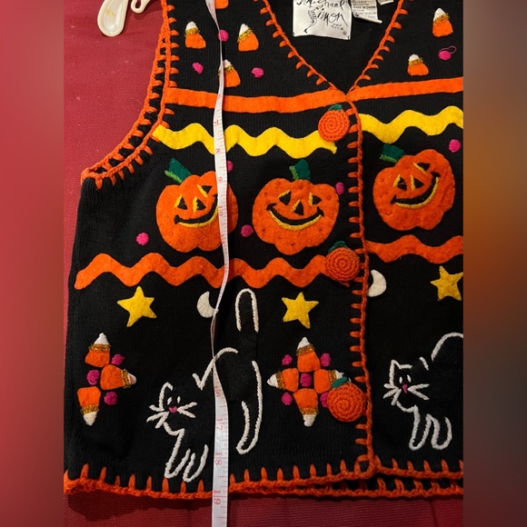 Michael Simon Halloween Vest Size S Vintage - Picture 15 of 16